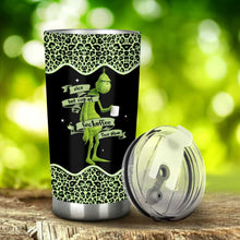 Load image into Gallery viewer, Personalized Christmas Tumbler Grinch Design Custom Name Gift
