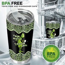 Load image into Gallery viewer, Personalized Christmas Tumbler Grinch Design Custom Name Gift
