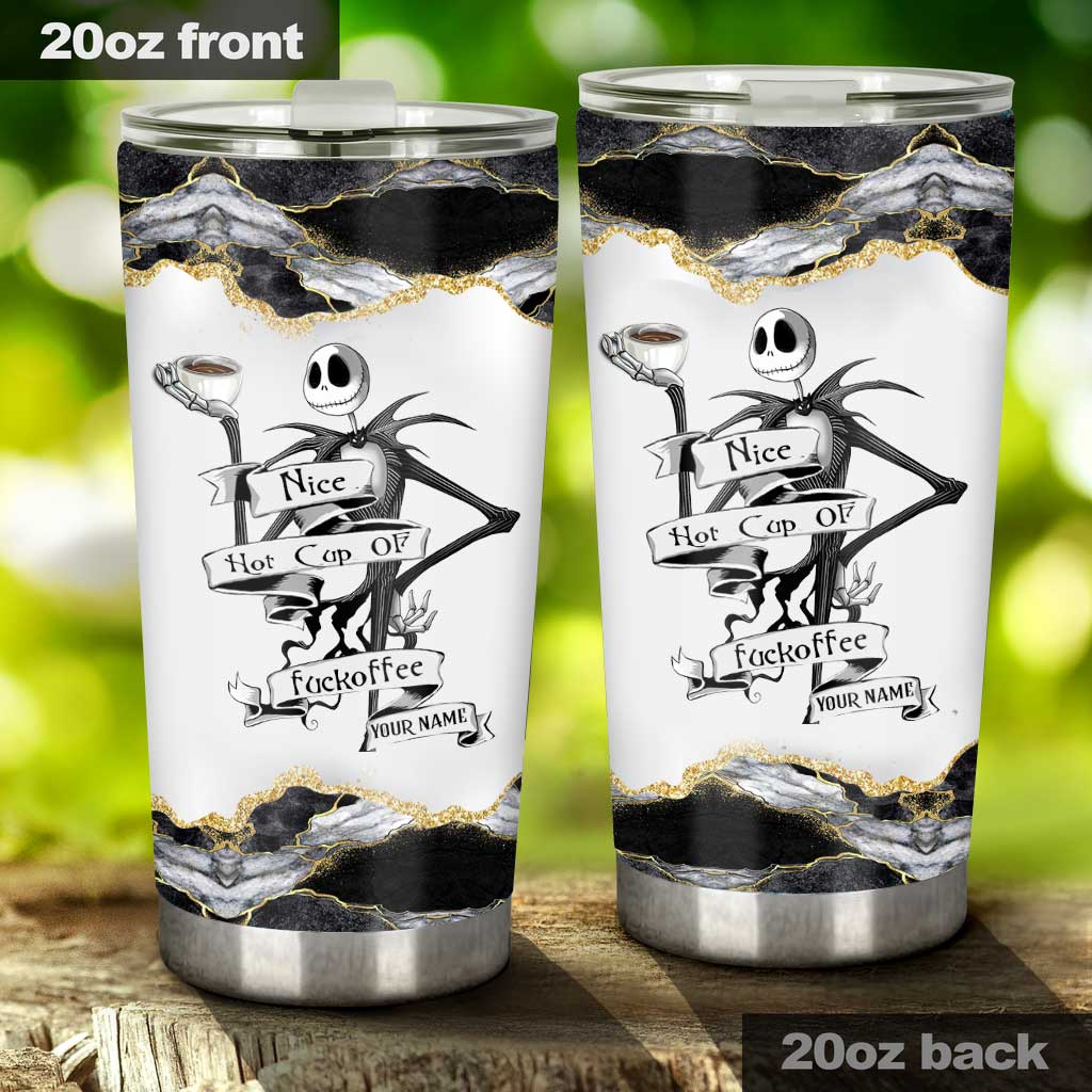 Personalized Nightmare Tumbler Custom Name Gift for Halloween
