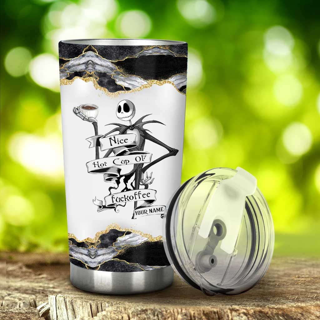 Personalized Nightmare Tumbler Custom Name Gift for Halloween