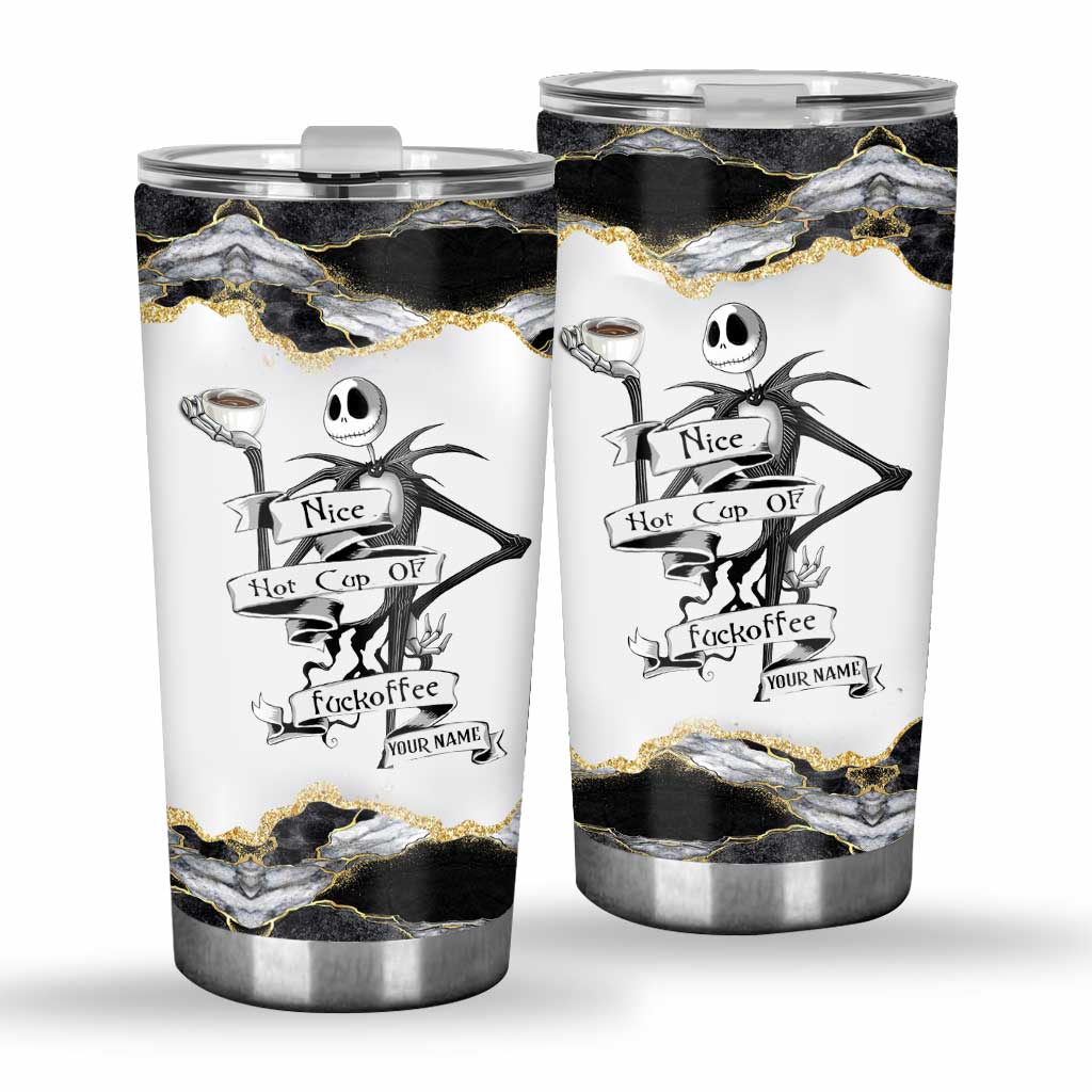 Personalized Nightmare Tumbler Custom Name Gift for Halloween