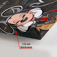 Load image into Gallery viewer, Personalized Disney Couple Mouse Canvas Set Custom Names Gift Idea
