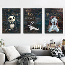 Load image into Gallery viewer, Personalized Couple Nightmare Poster &amp; Canvas Set Gift
