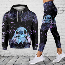 Load image into Gallery viewer, Personalized Ohana Hoodie &amp; Leggings Set Custom Name Gift
