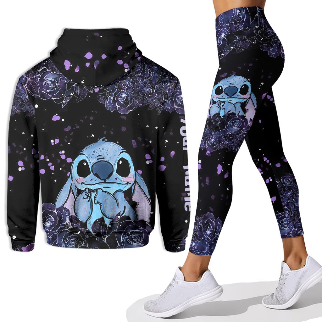 Personalized Ohana Hoodie & Leggings Set Custom Name Gift