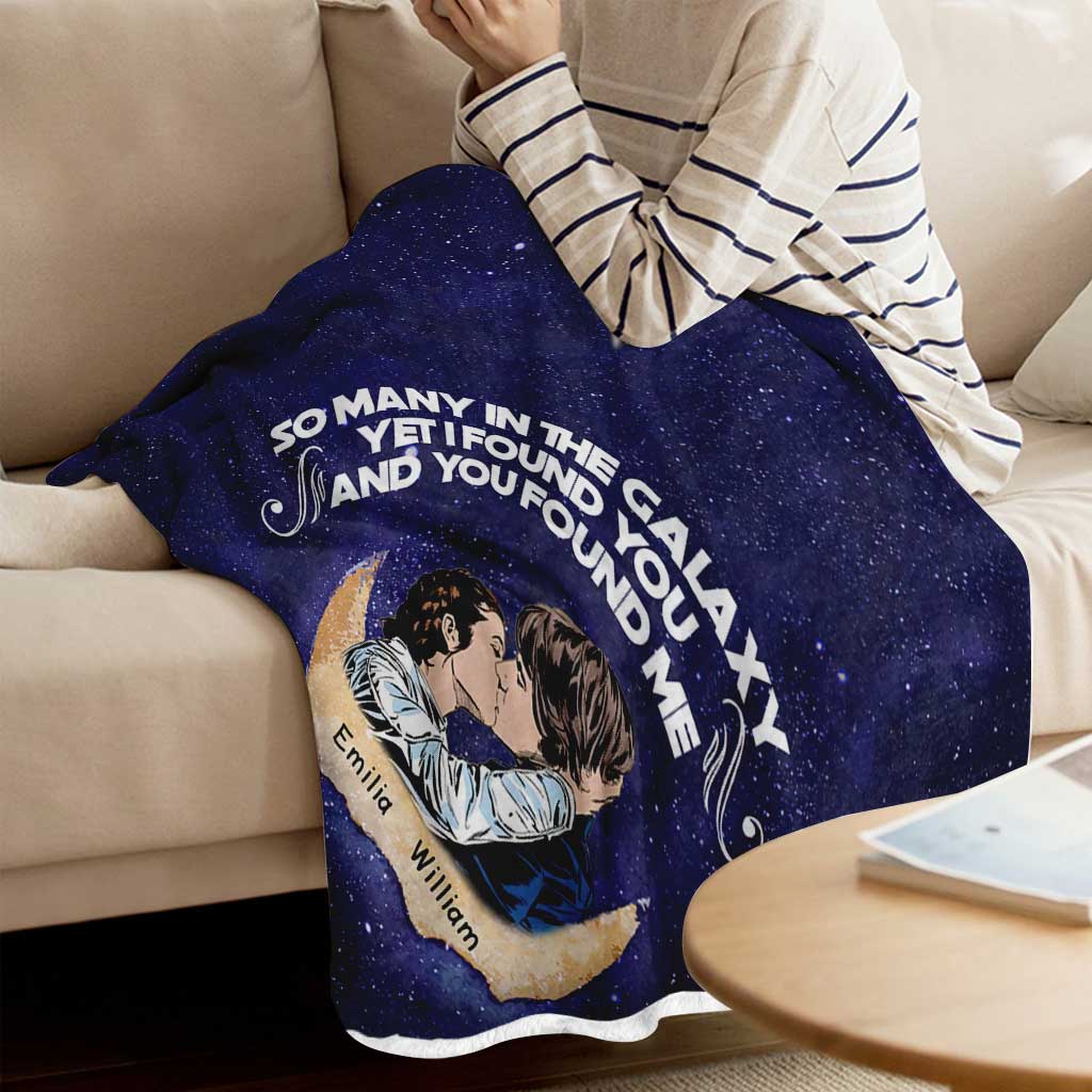Personalized Couple Blanket So Many In The Galaxy Gift