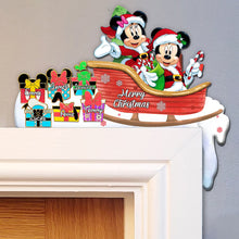 Load image into Gallery viewer, Personalized Merry Christmas Mouse Door Frame Decoration
