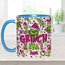 Load image into Gallery viewer, Personalized Grinch Accent Mug Custom Name Holiday Gift
