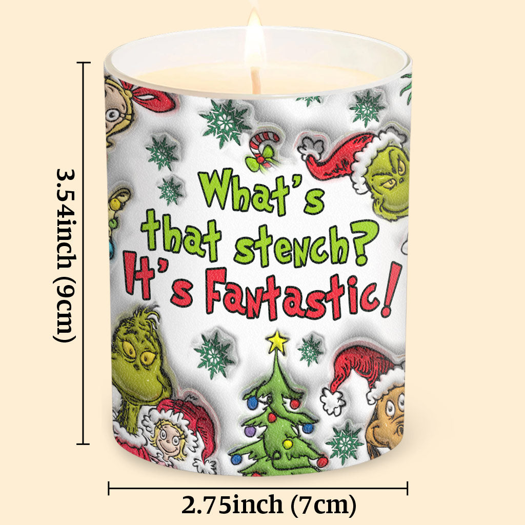 Personalized Christmas Candle with Wooden Lid Custom Name Gift