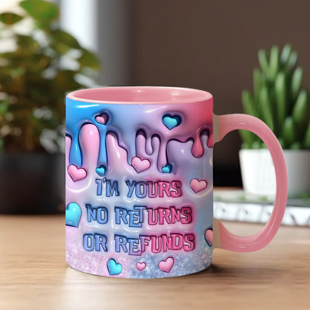 Personalized Ohana Accent Mug Custom Names Gift for Couple
