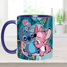 Load image into Gallery viewer, Personalized Ohana Accent Mug Custom Name Gift for Couples
