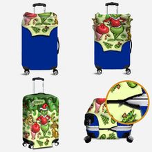 Load image into Gallery viewer, Personalized Grinchmas Luggage Cover Custom Family Name Gift
