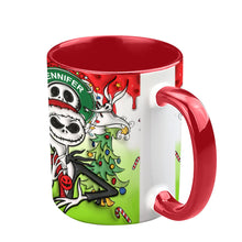 Load image into Gallery viewer, Personalized Nightmare Accent Mug Custom Name Halloween Gift
