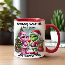 Load image into Gallery viewer, Personalized Accent Mug Annoying Each Other Gift for Couple Christmas

