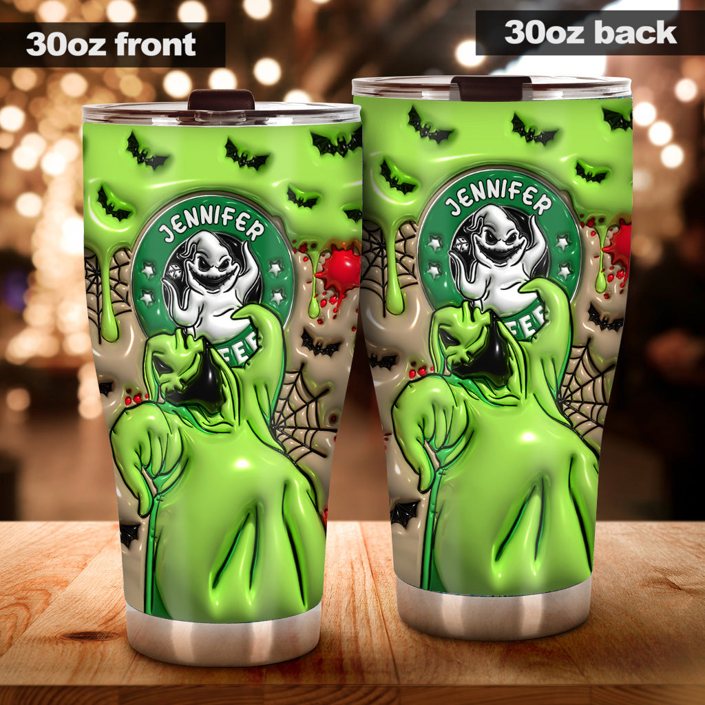 Personalized Nightmare Tumbler Custom Name Halloween Gift