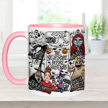 Load image into Gallery viewer, Personalized Nightmare Before Christmas Accent Mug Gift Idea
