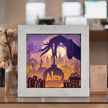 Load image into Gallery viewer, Personalized Christmas Light Shadow Box Custom Name Decoration Gift

