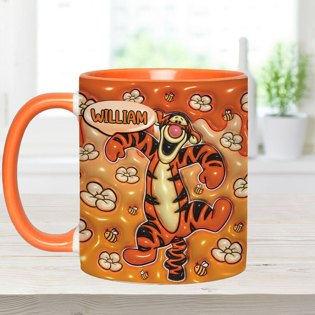 Personalized Mouse Accent Mug Custom Name Gift for Kids