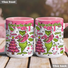 Load image into Gallery viewer, Personalized Grinch Accent Mug Custom Name Holiday Gift
