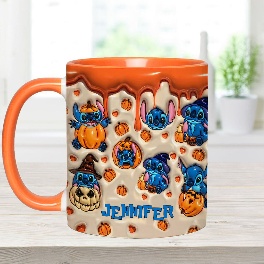 Personalized Halloween Accent Mug with Ohana Design for Kids