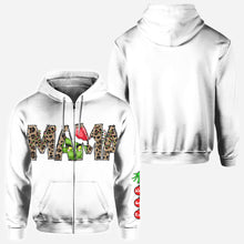 Load image into Gallery viewer, Personalized Christmas Hoodie for Mom with Grinch Design
