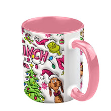 Load image into Gallery viewer, Personalized Grinch Accent Mug Custom Name Christmas Gift
