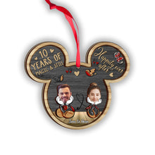 Load image into Gallery viewer, Personalized Mickey Mouse Layered Ornament Custom Gift for Couples
