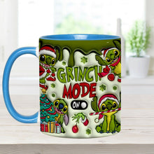Load image into Gallery viewer, Personalized Grinch Mode Accent Mug Custom Name Gift for Christmas
