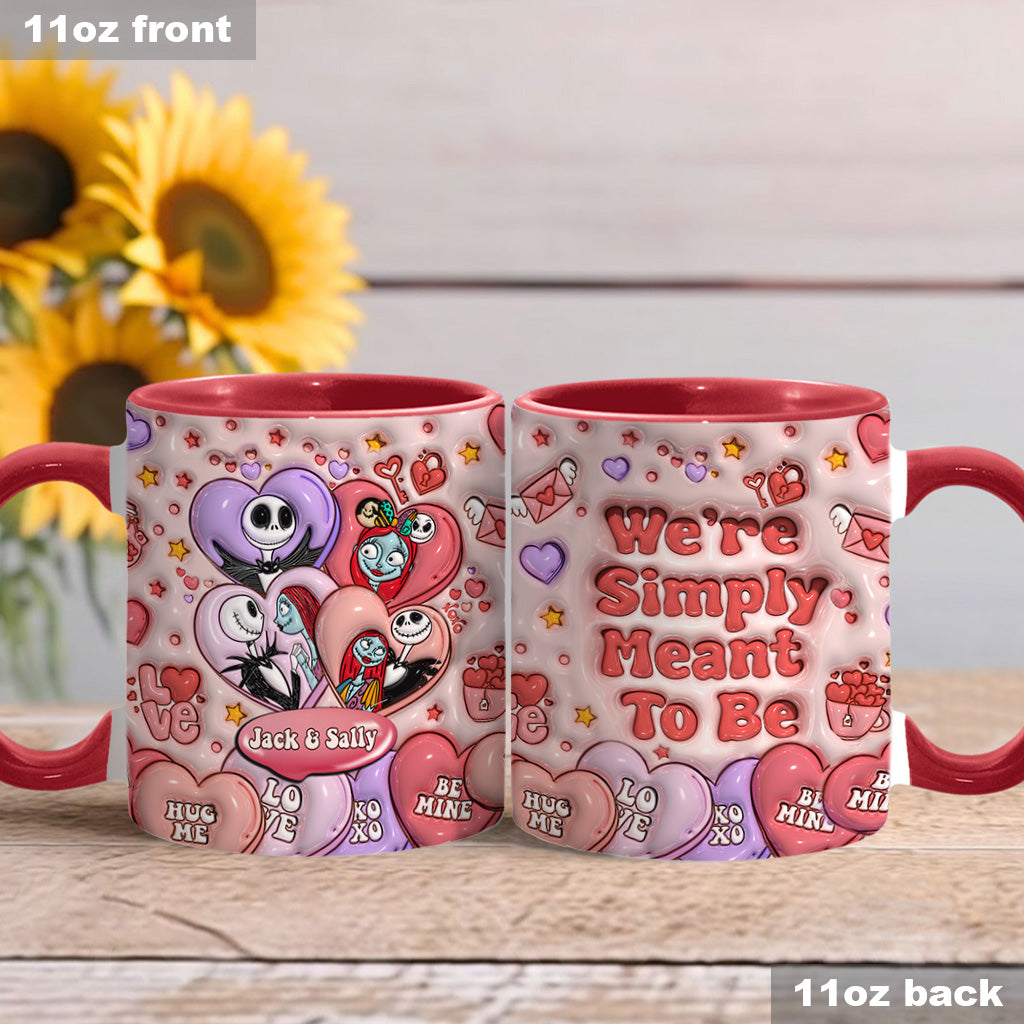 Personalized Nightmare Before Christmas Mug Custom Name Gift for Couples