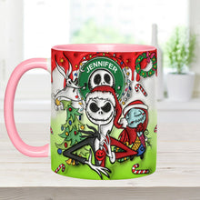 Load image into Gallery viewer, Personalized Nightmare Accent Mug Custom Name Halloween Gift
