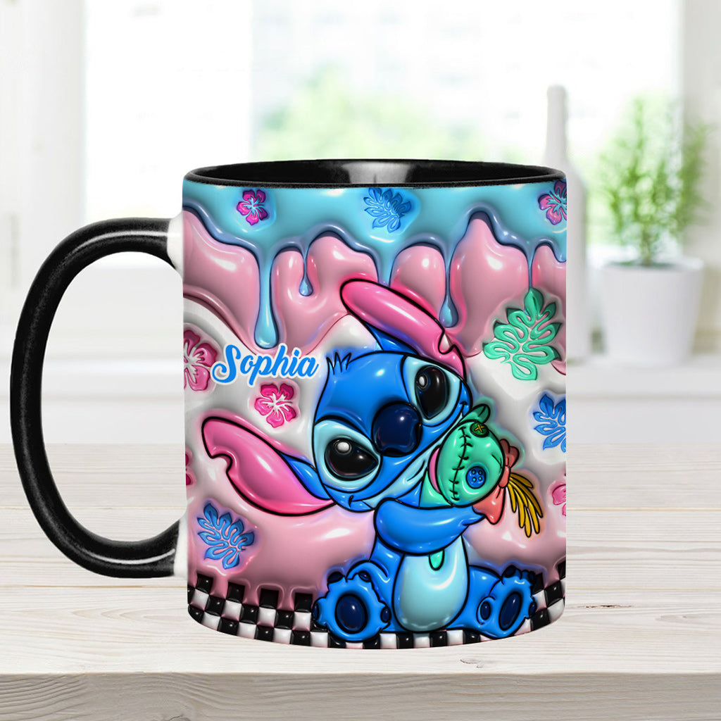 Personalized Ohana Accent Mug Custom Name Gift for Family