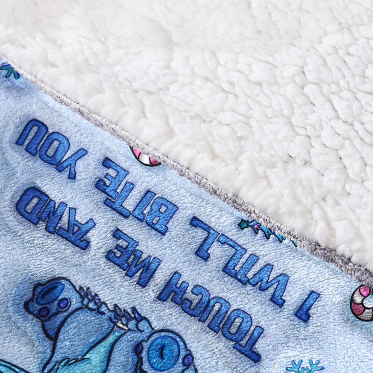 Personalized Ohana Blanket Hoodie Custom Name for Winter Gift