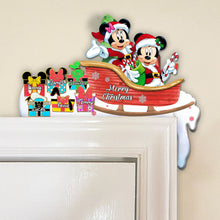 Load image into Gallery viewer, Personalized Merry Christmas Mouse Door Frame Decoration
