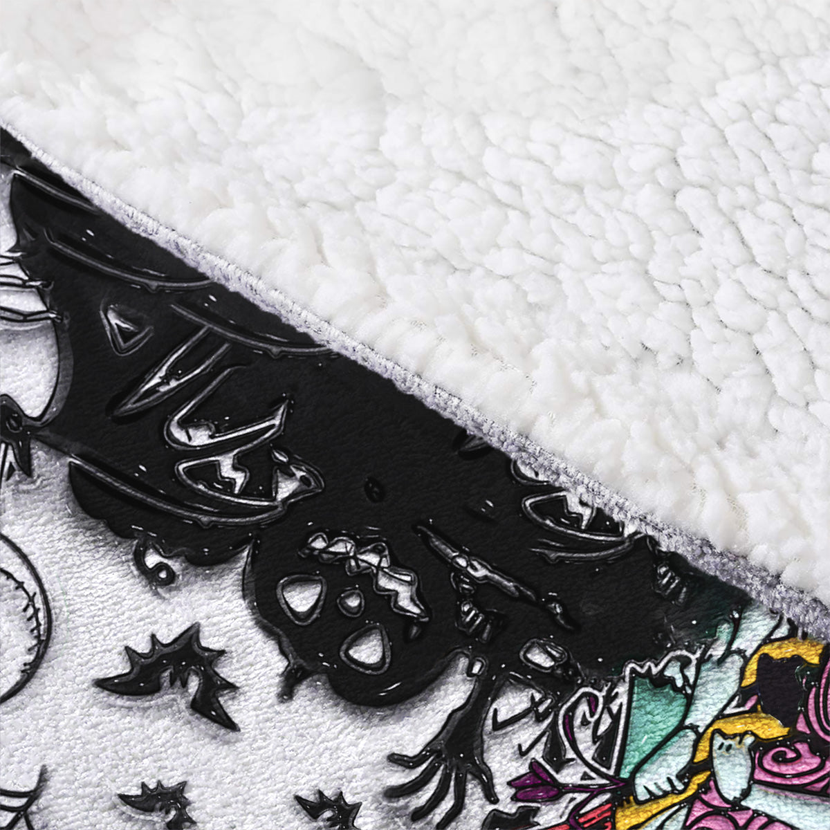 Personalized Nightmare Blanket Hoodie Custom Name Gift for Halloween