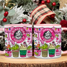 Load image into Gallery viewer, Personalized Grinchmas Coffee Accent Mug Custom Gift for Christmas
