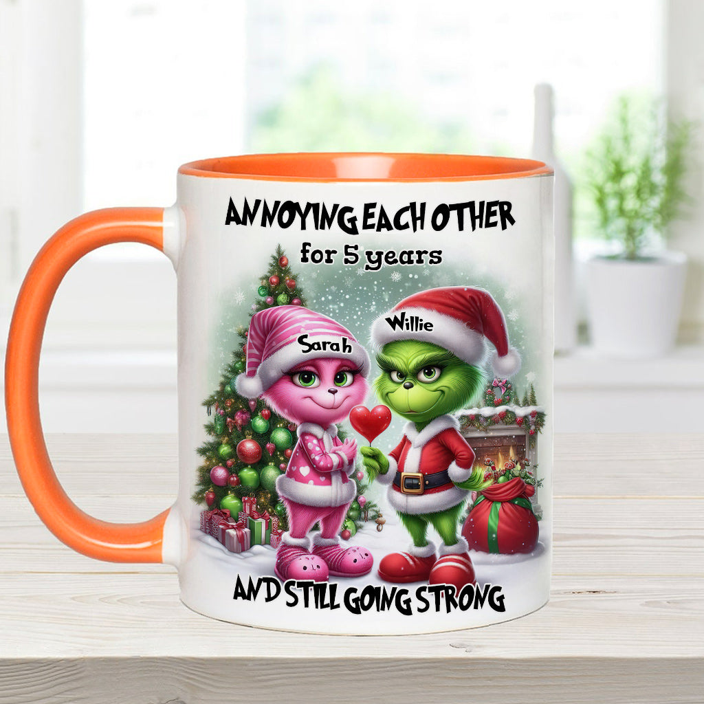 Personalized Accent Mug Annoying Each Other Gift for Couple Christmas