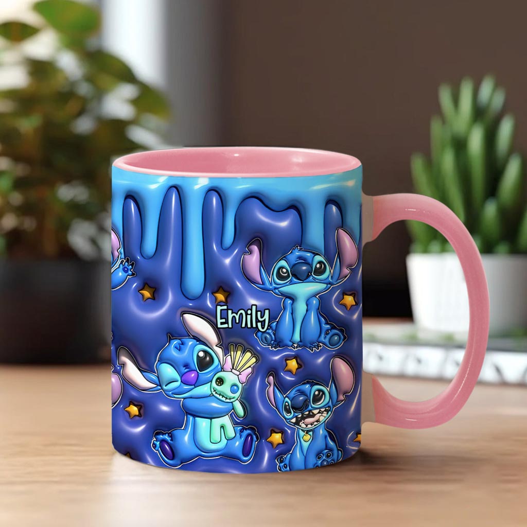 Personalized Ohana Accent Mug Custom Name Gift for Family