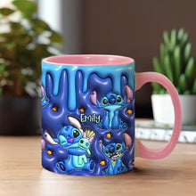 Load image into Gallery viewer, Personalized Ohana Accent Mug Custom Name Gift for Family
