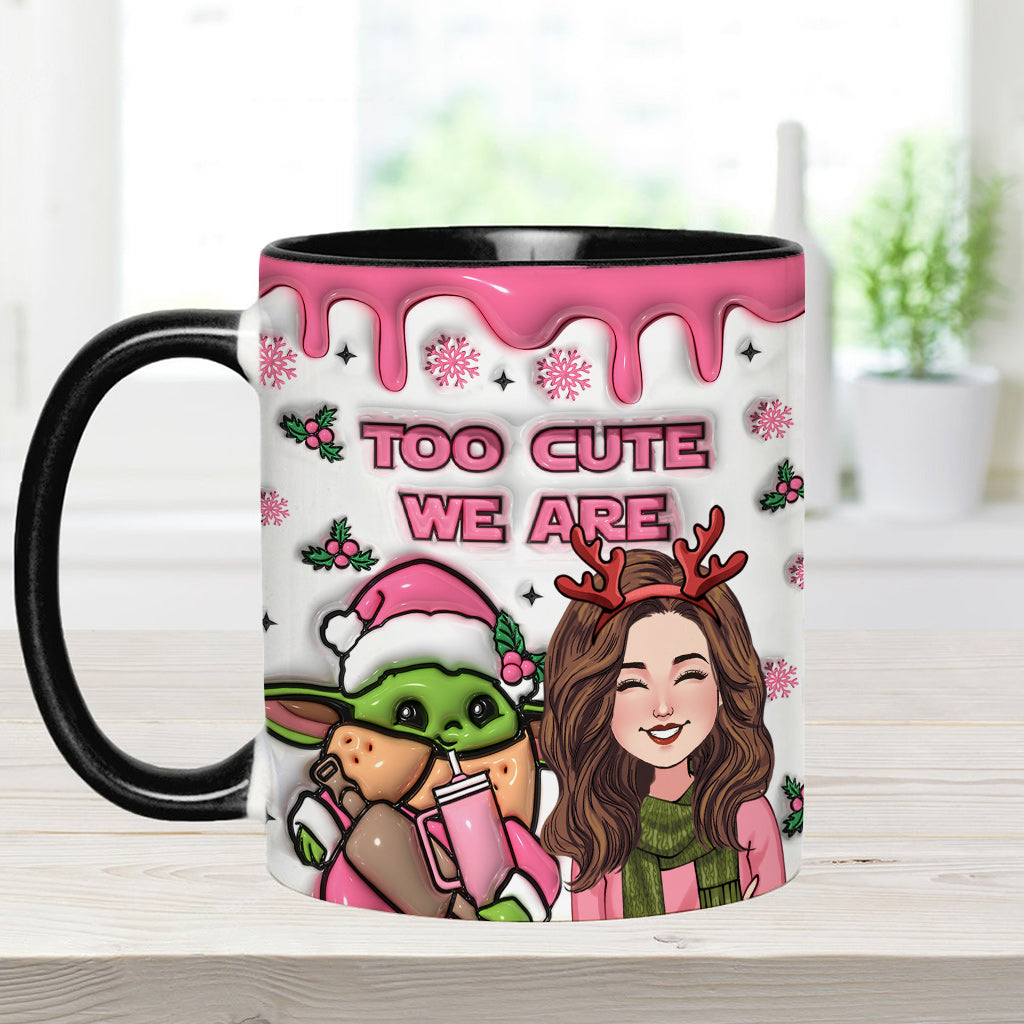 Personalized Cute Accent Mug Custom Name Gift for Mom