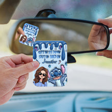 Load image into Gallery viewer, Personalized Ohana Rectangle Air Freshener Custom Name Gift
