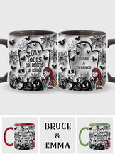 Load image into Gallery viewer, Personalized Halloween Accent Mug Custom Name for Couples
