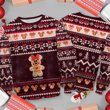 Load image into Gallery viewer, Personalized Merry Christmas Mouse Sweater Gift for Her
