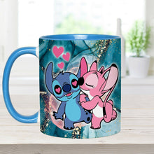 Load image into Gallery viewer, Personalized Ohana Accent Mug Custom Name Gift for Couples

