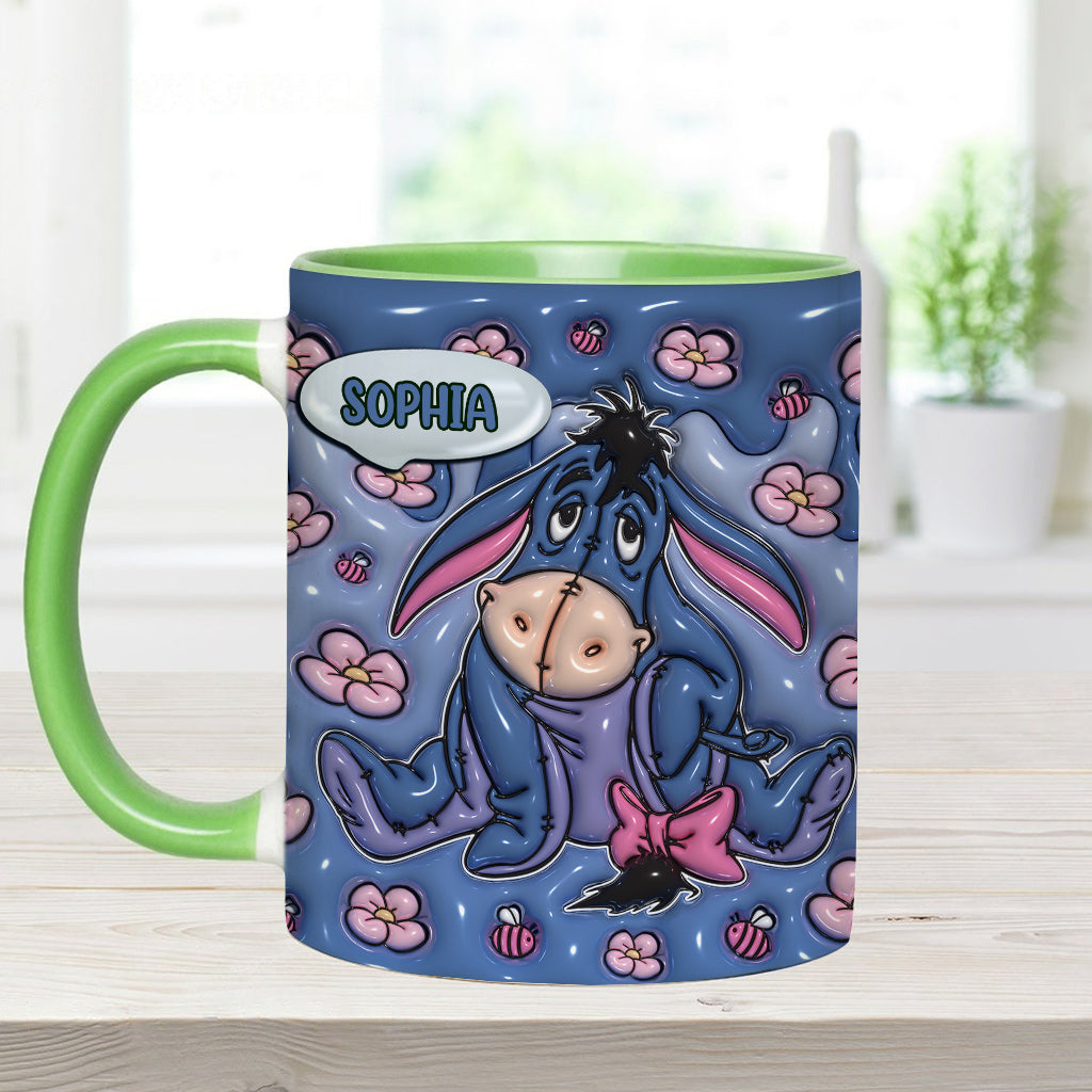 Personalized Mouse Accent Mug Custom Name Gift for Kids