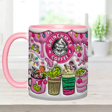 Load image into Gallery viewer, Personalized Grinchmas Coffee Accent Mug Custom Gift for Christmas
