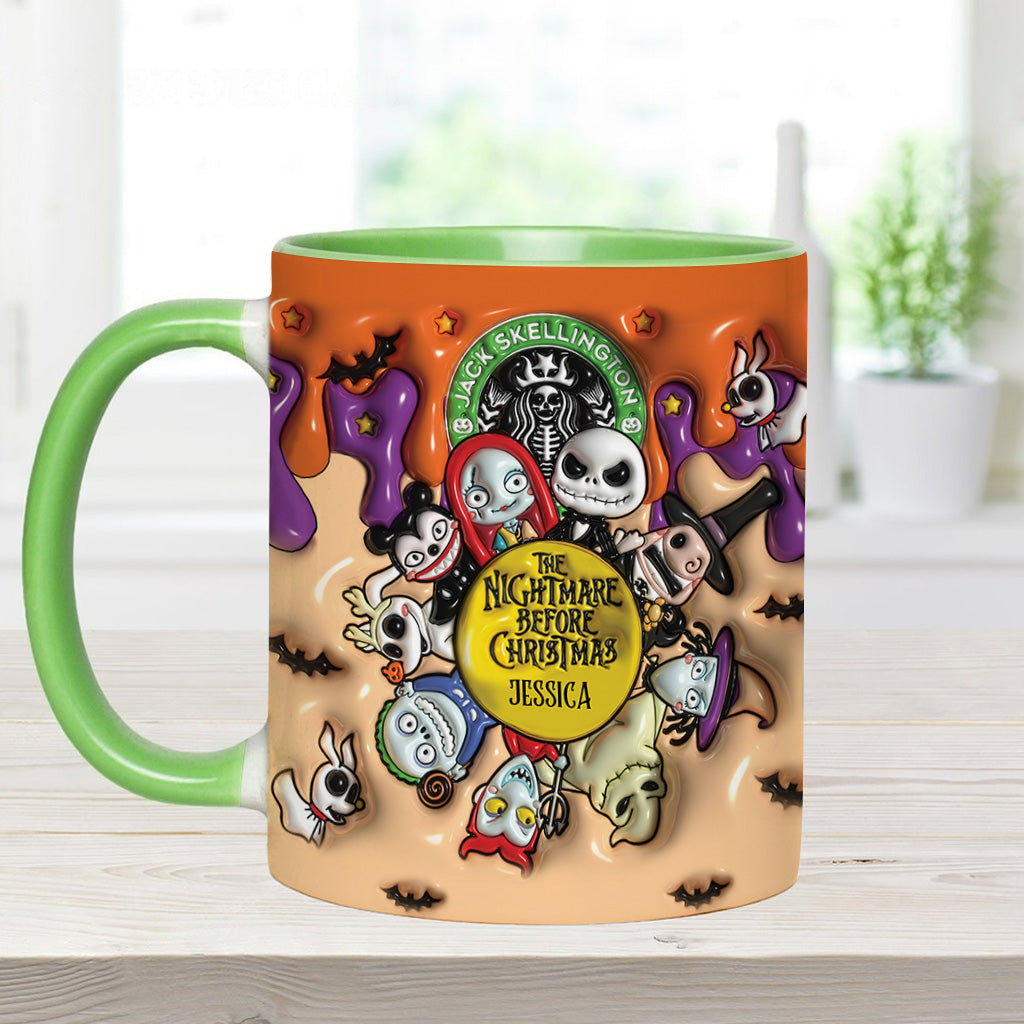 Personalized Nightmare Before Christmas Mug Custom Name Gift