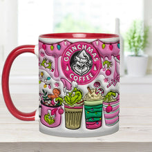 Load image into Gallery viewer, Personalized Grinchmas Coffee Accent Mug Custom Gift for Christmas
