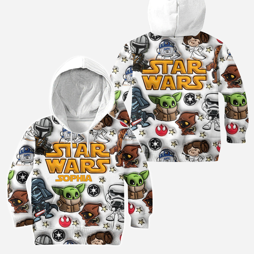 Personalized Star Wars Hoodie and Leggings Set Custom Name Gift