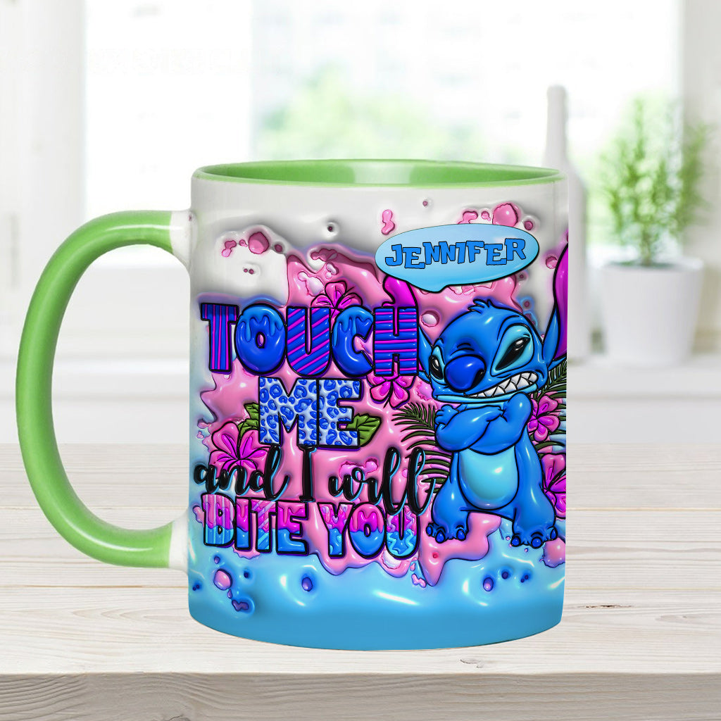Personalized Ohana Accent Mug Custom Name Unique Gift