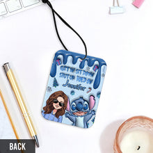 Load image into Gallery viewer, Personalized Ohana Rectangle Air Freshener Custom Name Gift
